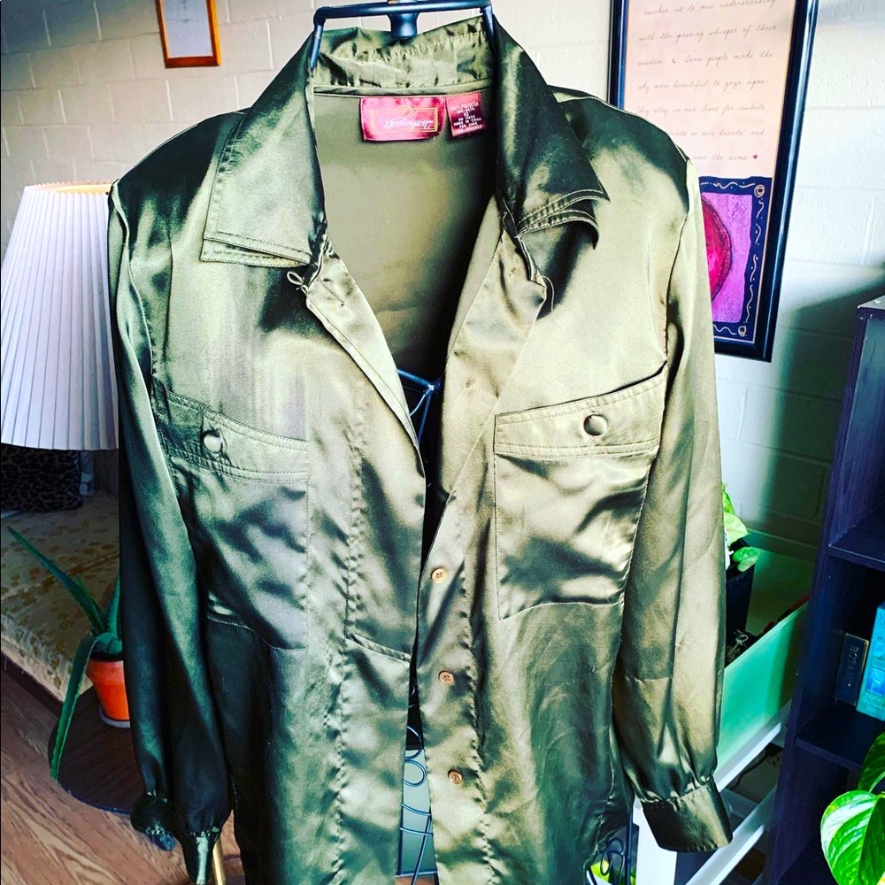Vintage size 10 long-sleeve button-down